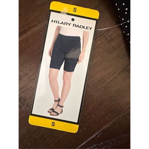 Hilary Radley Stretch Polka Dot Long Shorts Small - Picture 4 of 4